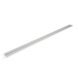Aluminium LED profiel inbouw smal 2 meter – schuine hoek, schuin zijaanzicht.