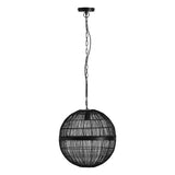 Hanglamp HERMI II 40.0 cm 1-lichts Zwart