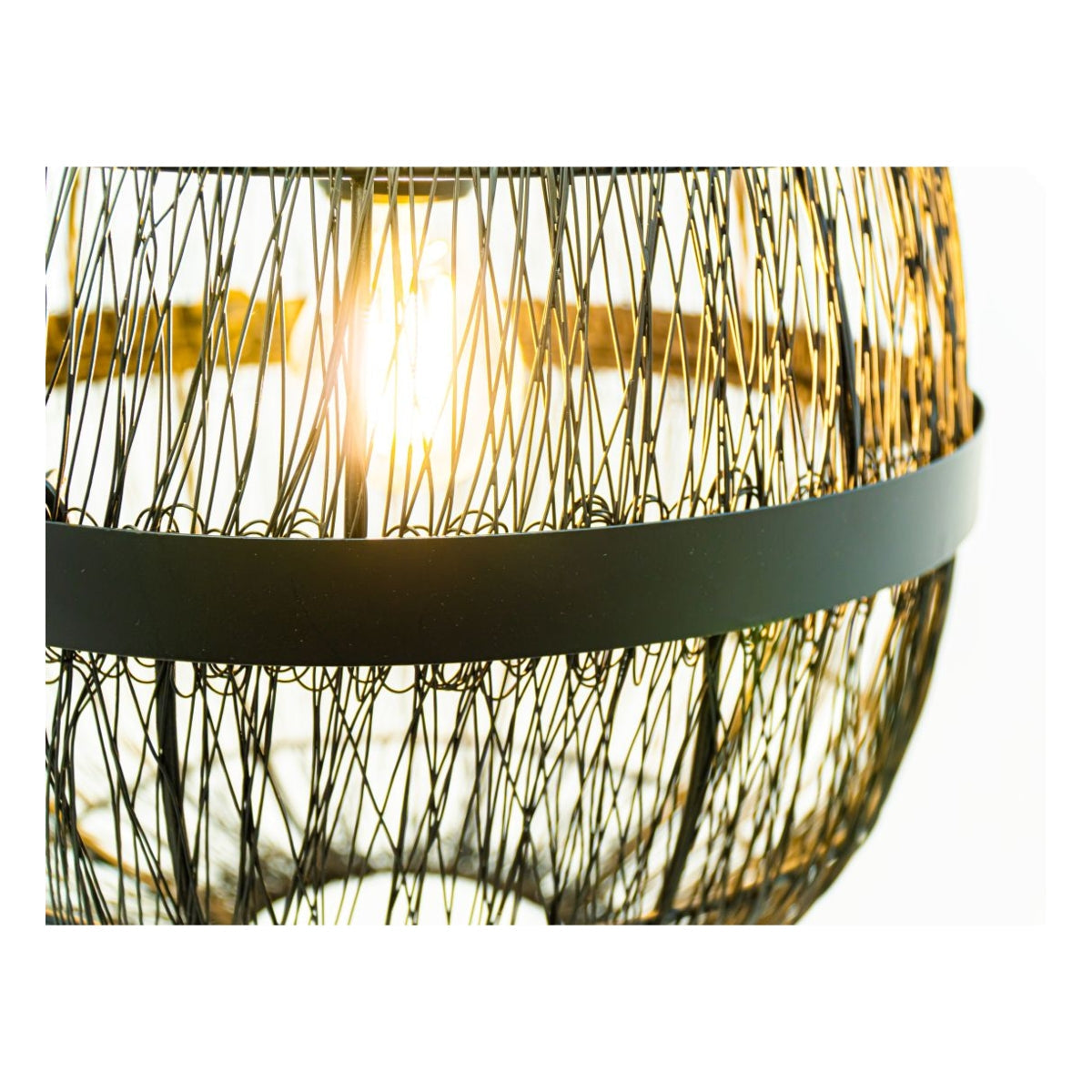 Hanglamp HERMI II 40.0 cm 1-lichts Zwart