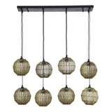 Hanglamp HERMI II 20.0 cm 8-lichts Messing