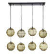 Hanglamp HERMI II 20.0 cm 8-lichts Messing