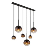 Hanglamp HALLIE 91.0 cm 3-lichts Zwart