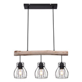 Hanglamp MINA 13.6 cm 3-lichts Zwart