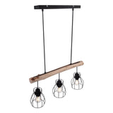 Hanglamp MINA 13.6 cm 3-lichts Zwart
