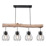Hanglamp MINA 13.6 cm 4-lichts Zwart