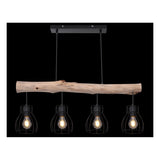 Hanglamp MINA 13.6 cm 4-lichts Zwart
