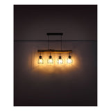 Hanglamp MINA 13.6 cm 4-lichts Zwart