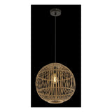 Hanglamp HILDEGARD 30.0 cm 1-lichts Bamboe