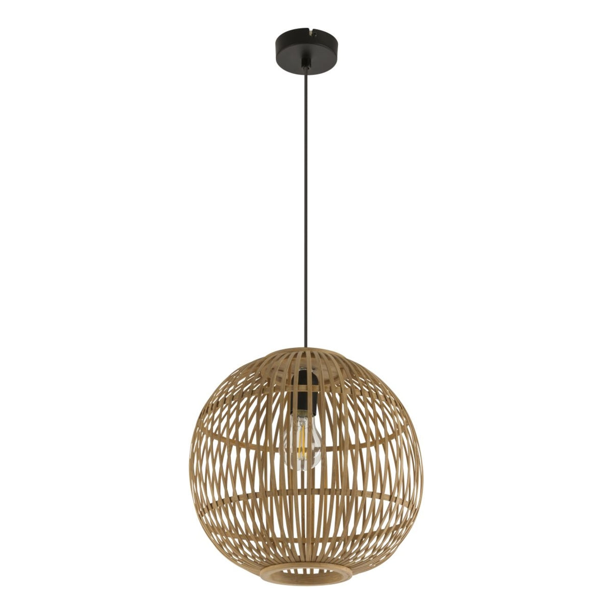 Hanglamp HILDEGARD 30.0 cm 1-lichts Bamboe