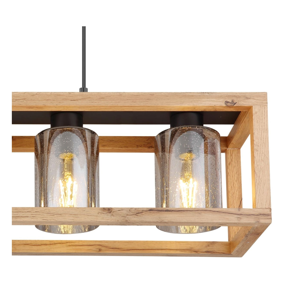Hanglamp PETTEY 75.0 cm 4-lichts Zwart