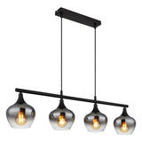 Hanglamp MAXY 15.0 cm 4-lichts Zwart