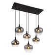 Hanglamp MAXY 86.0 cm 6-lichts Zwart