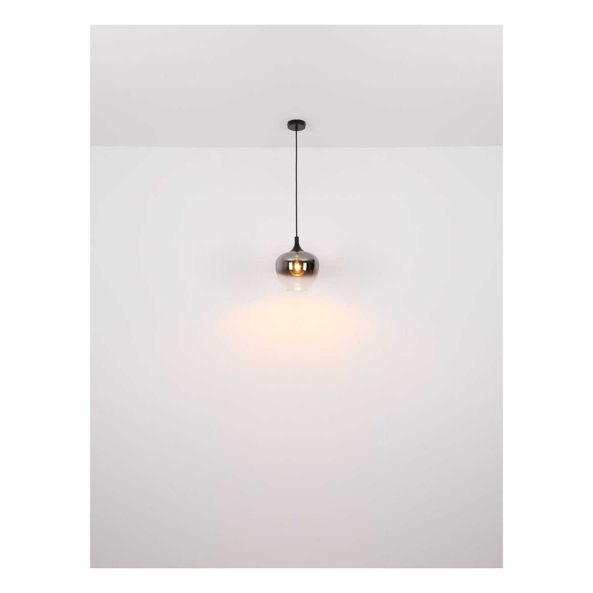 Hanglamp MAXY 86.0 cm 6-lichts Zwart