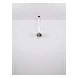 Plafondlamp MAXY ø24CM  E27 1-Lichts Smoked