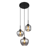 Hanglamp MATT nan cm 3-lichts Zwart