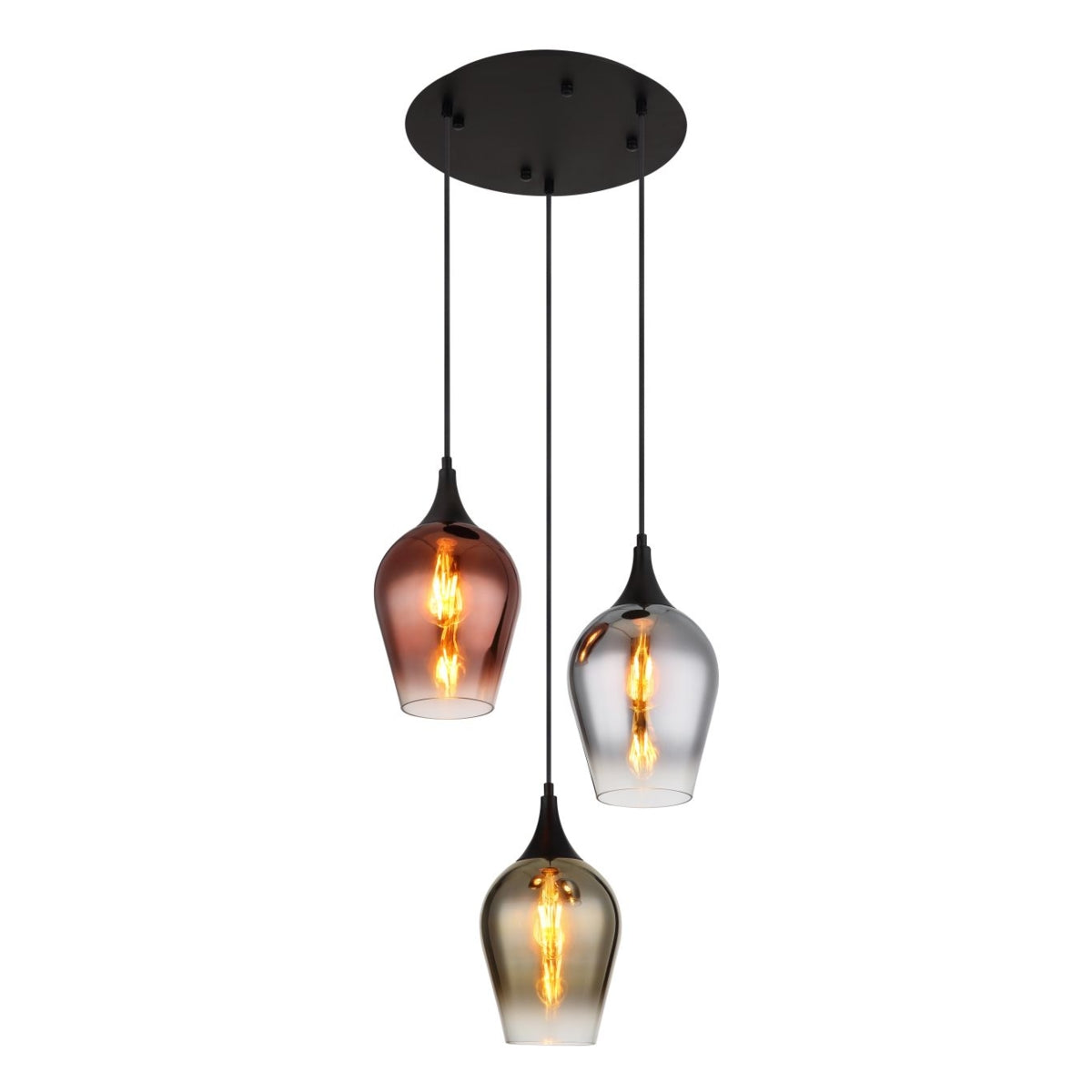 Hanglamp LAVUS nan cm 3-lichts Metaal