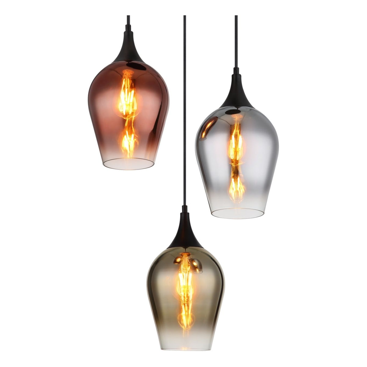 Hanglamp LAVUS nan cm 3-lichts Metaal