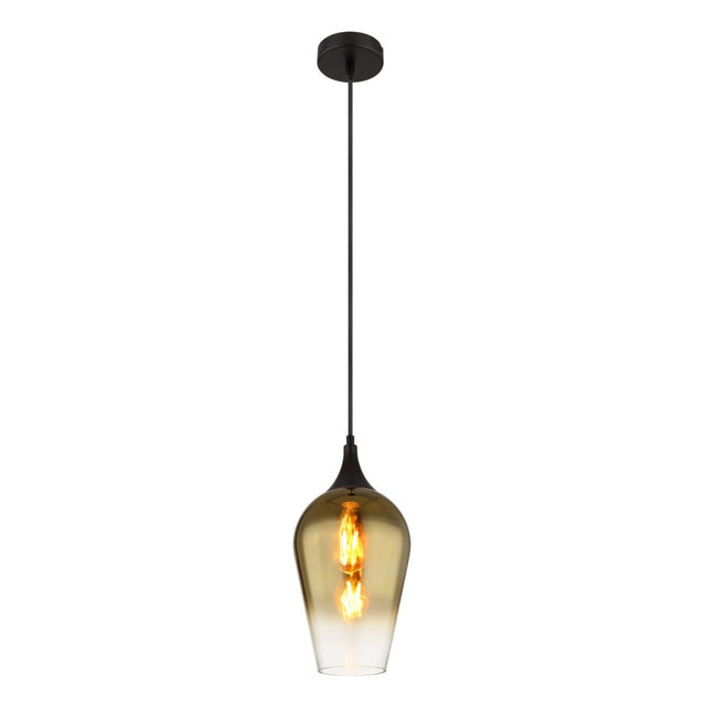 Hanglamp LAVUS 18.0 cm 1-lichts Zwart