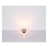Plafondlamp SHAUN ø18CM  E27 Matt zwart 1-Lichts Smoked