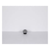 Plafondlamp SHAUN ø18CM  E27 Matt zwart 1-Lichts Smoked