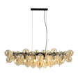 Hanglamp UDO 103.0 cm 6-lichts Zwart