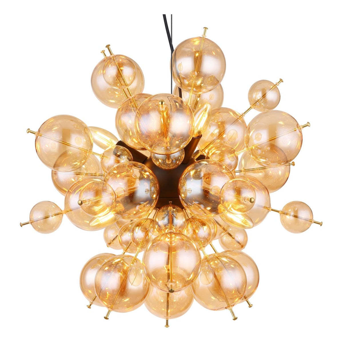 Hanglamp UDO nan cm 6-lichts Zwart