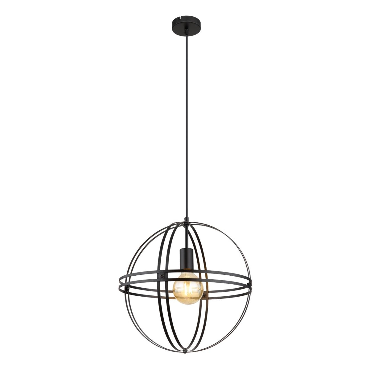 Hanglamp TAMARA 40.0 cm 1-lichts Zwart