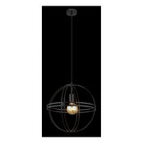 Hanglamp TAMARA 40.0 cm 1-lichts Zwart