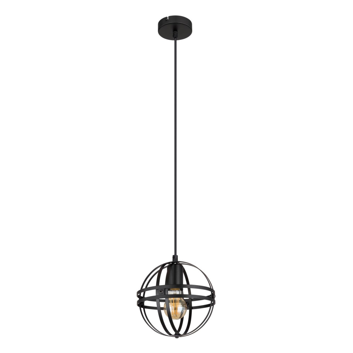 Hanglamp TAMARA 20.0 cm 1-lichts Zwart
