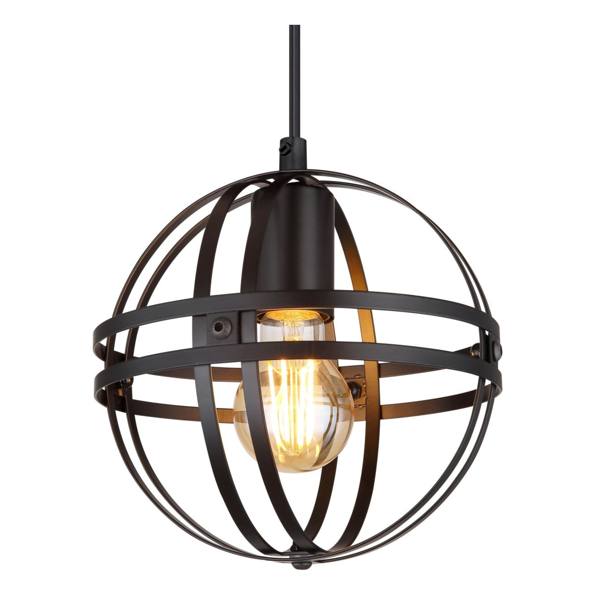 Hanglamp TAMARA 20.0 cm 1-lichts Zwart