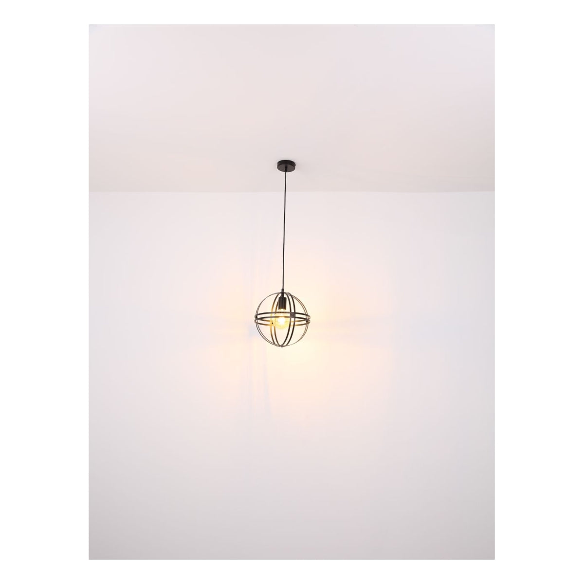 Hanglamp TAMARA 20.0 cm 1-lichts Zwart