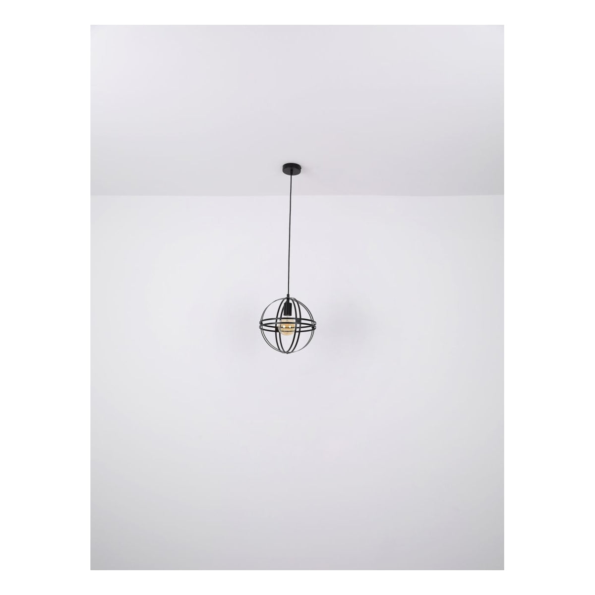 Hanglamp TAMARA 20.0 cm 1-lichts Zwart