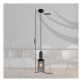 Hanglamp JEDD 10.0 cm 1-lichts Zwart