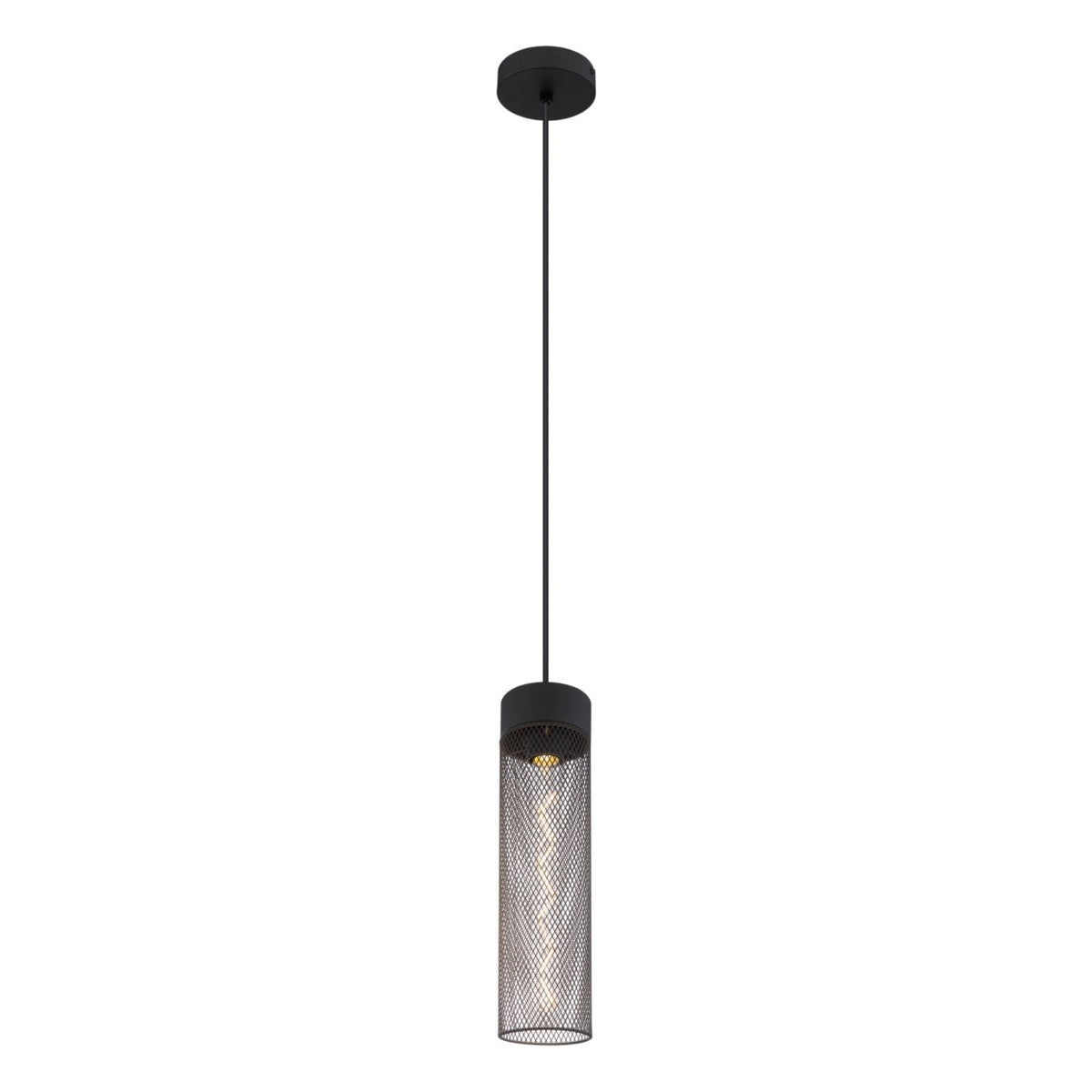 Hanglamp HANS 9.5 cm 1-lichts Zwart