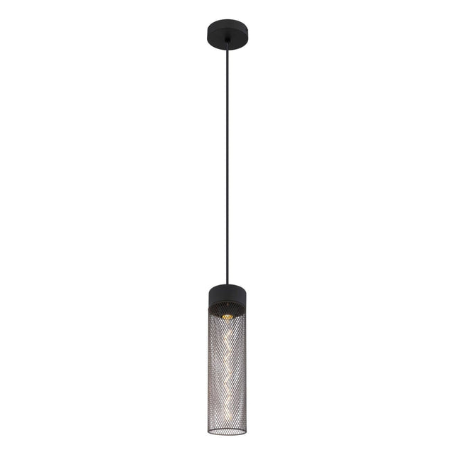 Hanglamp HANS 9.5 cm 1-lichts Zwart