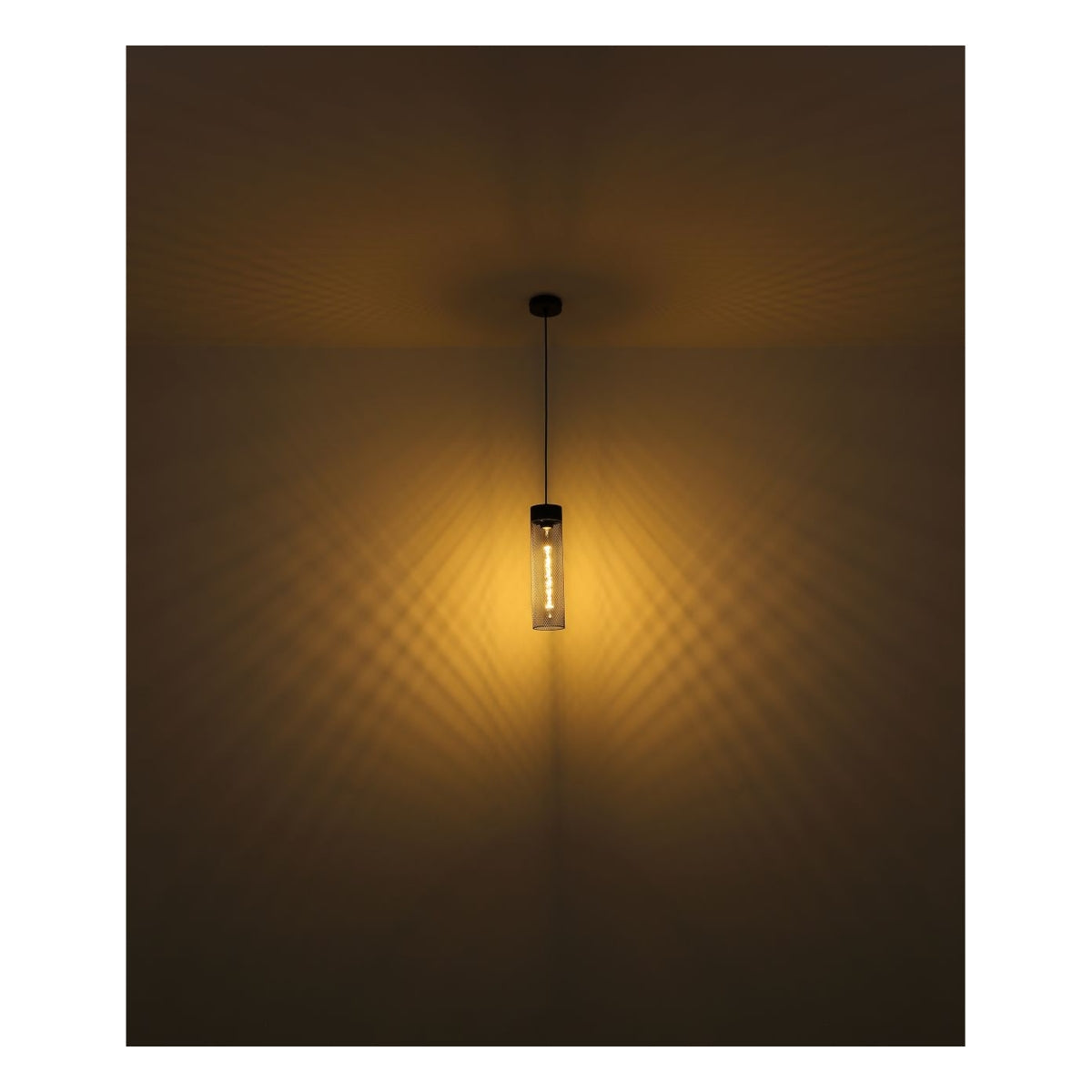 Hanglamp HANS 9.5 cm 1-lichts Zwart