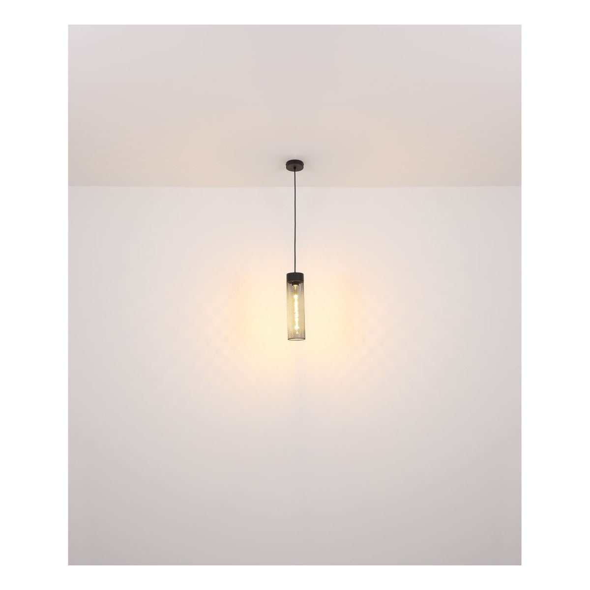 Hanglamp HANS 9.5 cm 1-lichts Zwart