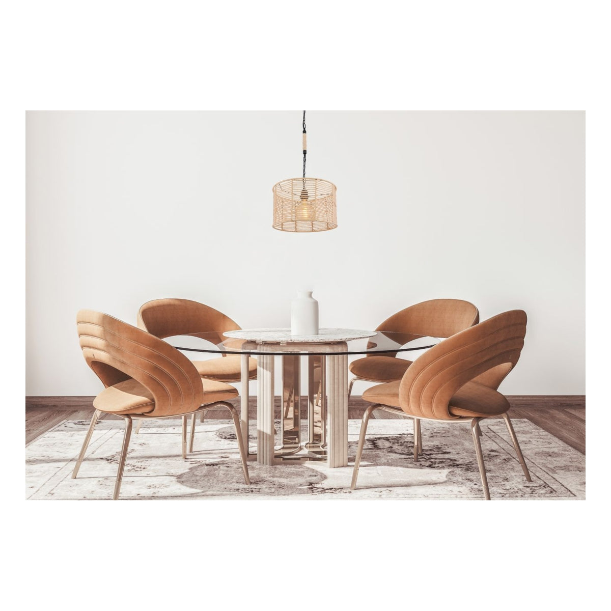 Hanglamp HALIA 40.0 cm 1-lichts Zwart