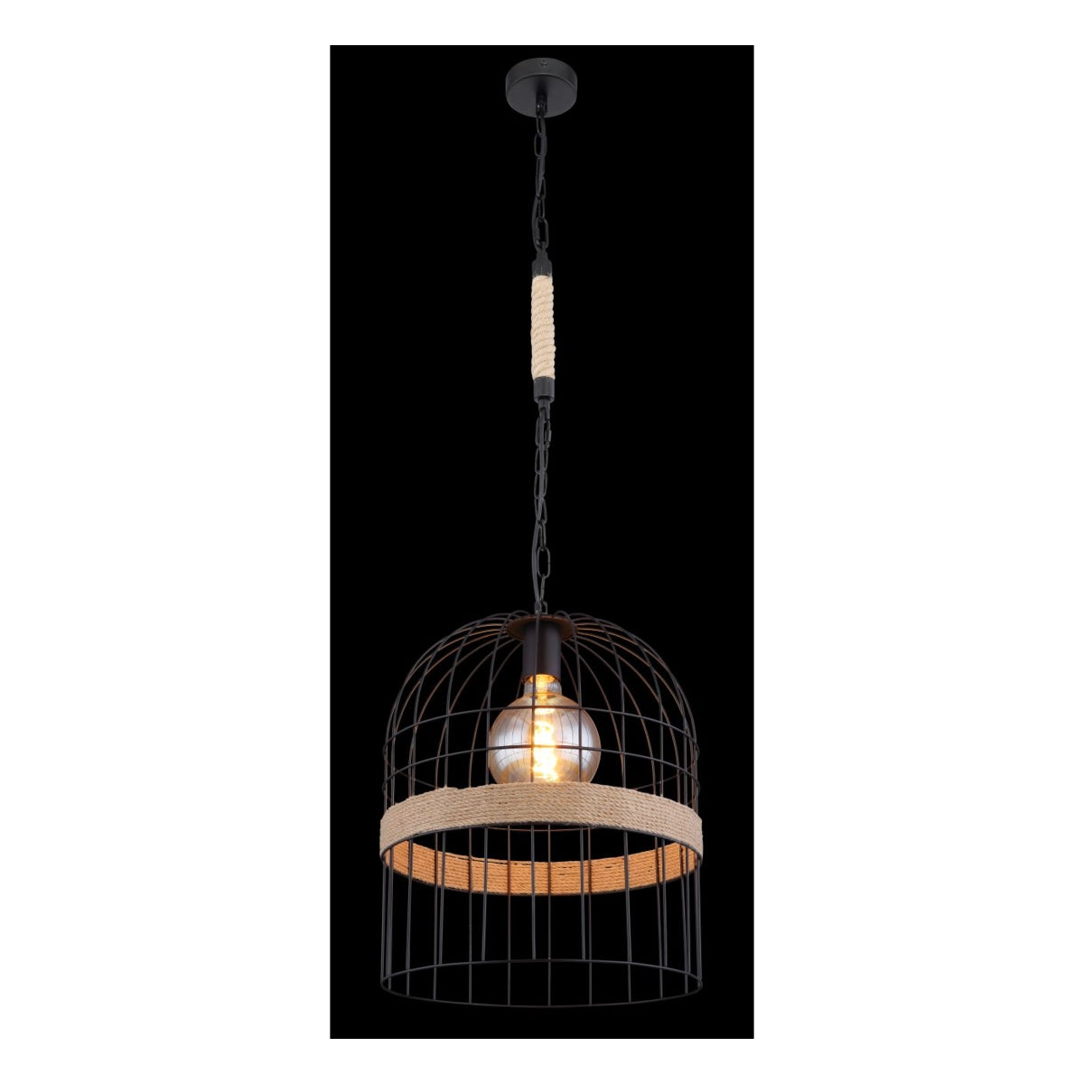 Hanglamp HALIA 35.0 cm 1-lichts Zwart