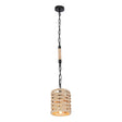 Hanglamp HALIA 16.5 cm 1-lichts Zwart