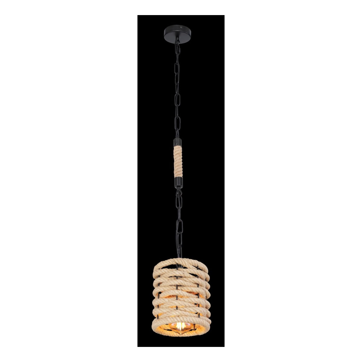 Hanglamp HALIA 16.5 cm 1-lichts Zwart