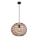Hanglamp SENNI 39.0 cm 1-lichts Zwart