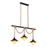 Hanglamp DIANA 22.0 cm 3-lichts Zwart