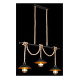 Hanglamp DIANA 22.0 cm 3-lichts Zwart