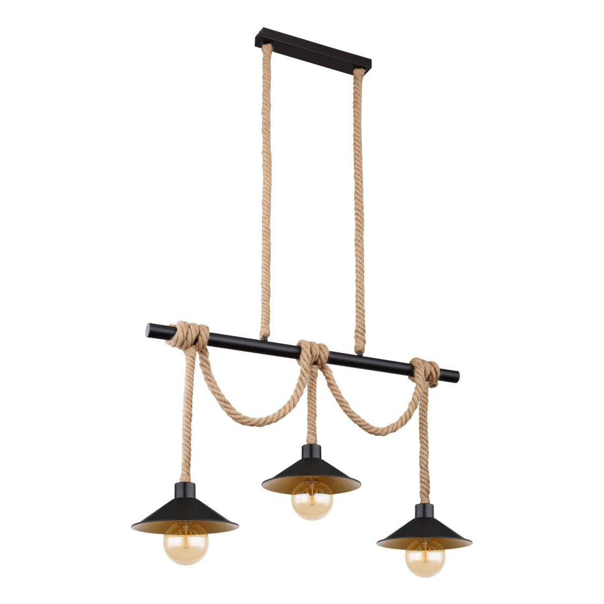Hanglamp DIANA 22.0 cm 3-lichts Zwart