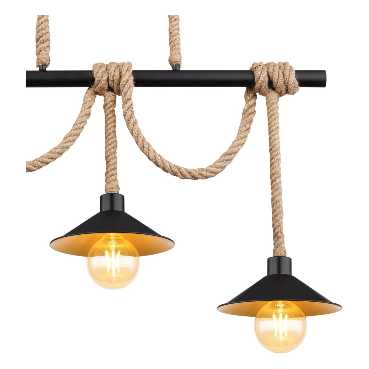 Hanglamp DIANA 22.0 cm 3-lichts Zwart