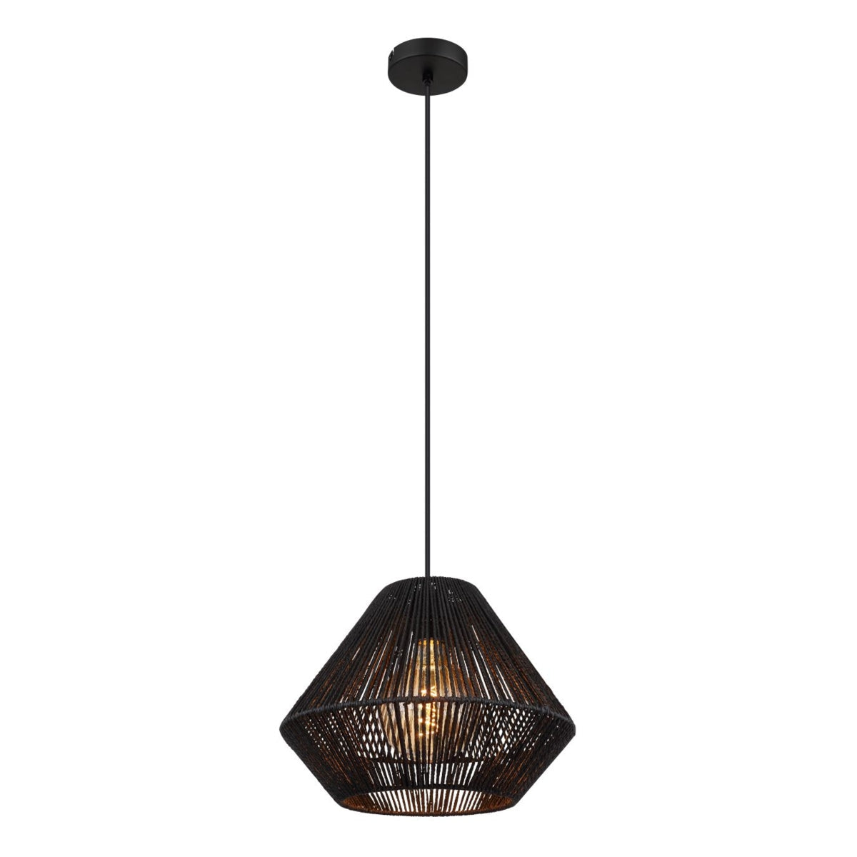 Hanglamp HOUDINI 35.0 cm 1-lichts Zwart