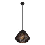 Hanglamp HOUDINI 35.0 cm 1-lichts Zwart