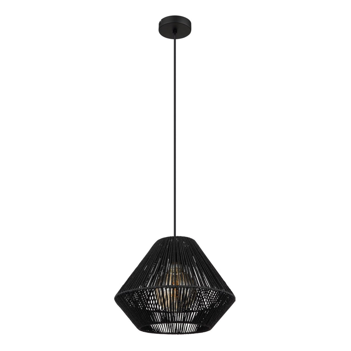 Hanglamp HOUDINI 35.0 cm 1-lichts Zwart