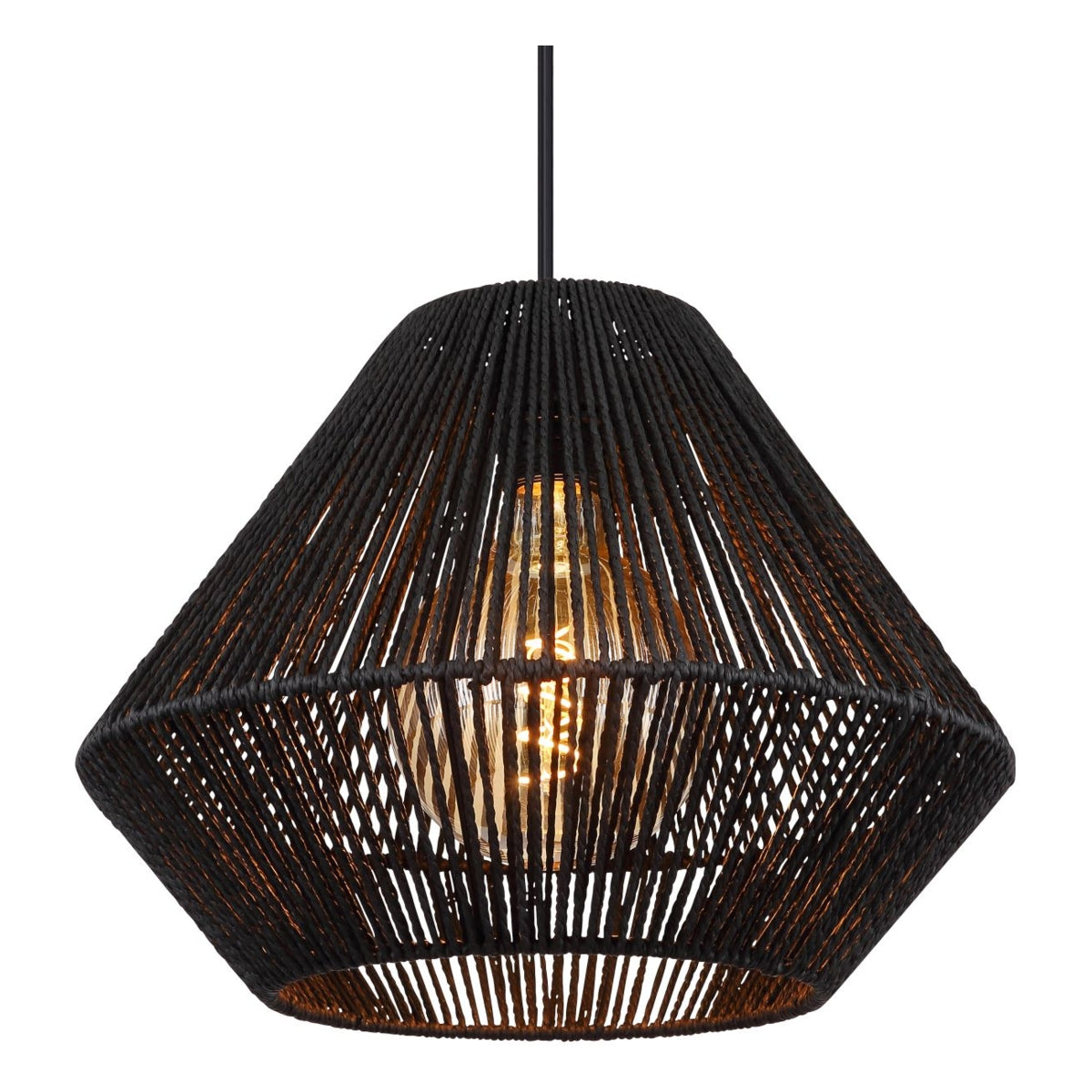 Hanglamp HOUDINI 35.0 cm 1-lichts Zwart